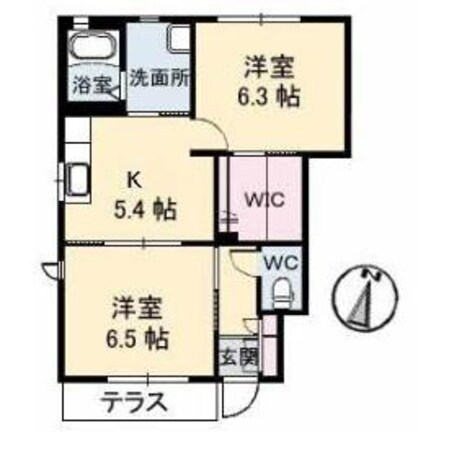 クレセントグリーンの物件間取画像